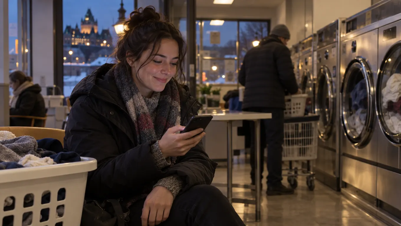 Réponse à une demande de prêt rapide consultée sur un téléphone